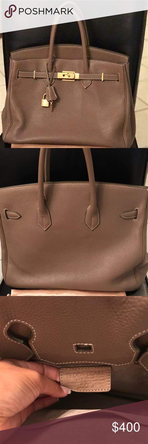 teddy blake bag hermes|are teddy blake bags real.